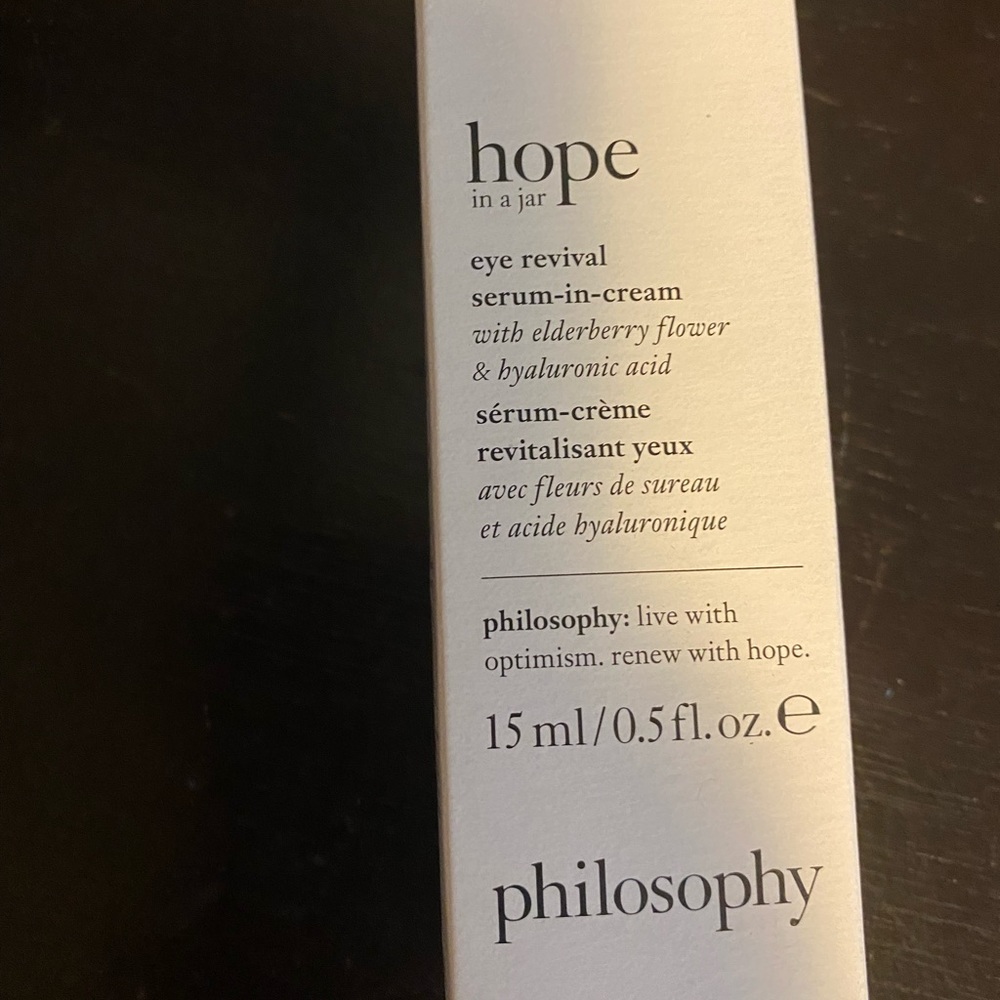 Hope in a Jar eye revival serum